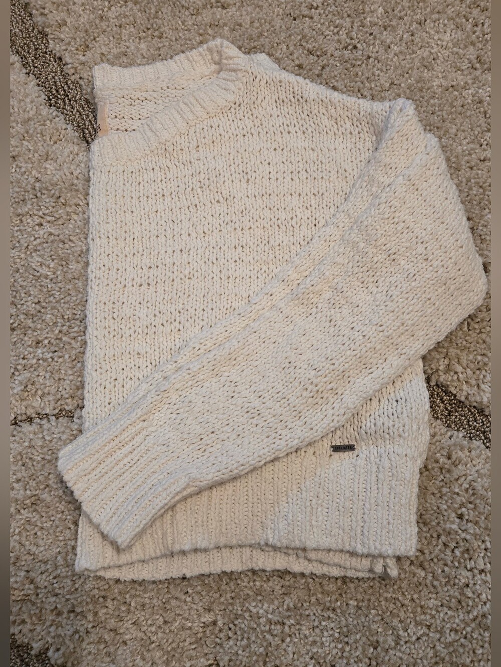 Cream/ White Knit Sweater